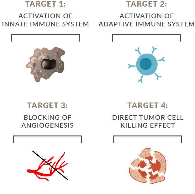 AUP-55 multi-targeting to prevent cancer deaths